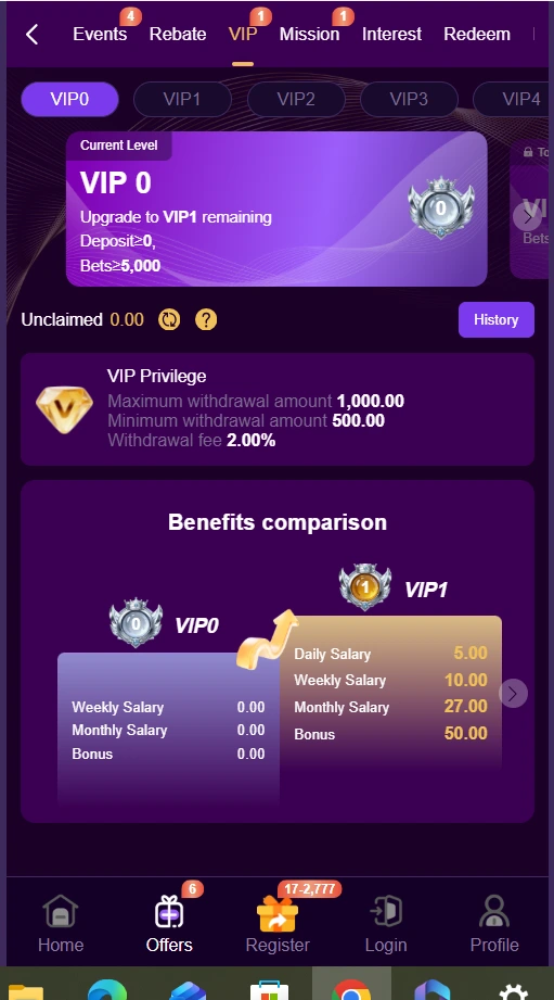 777qr game vip levels and rewards