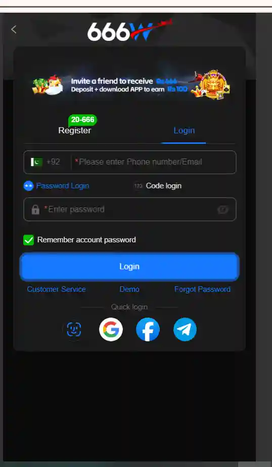 666w game download and registration