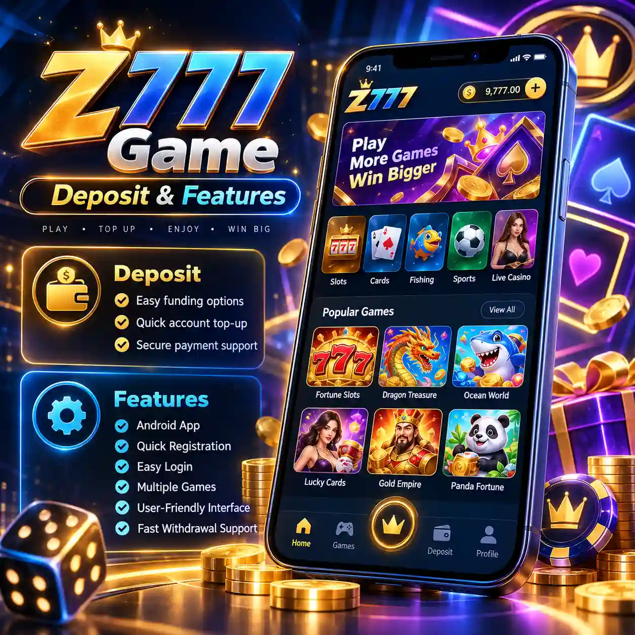 Z777 Game Homepage 