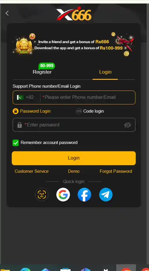 x666 game registration and login in 2026