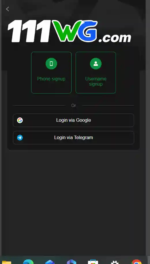 111Wg game sign up