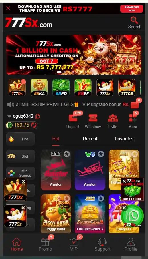777sx game homepage