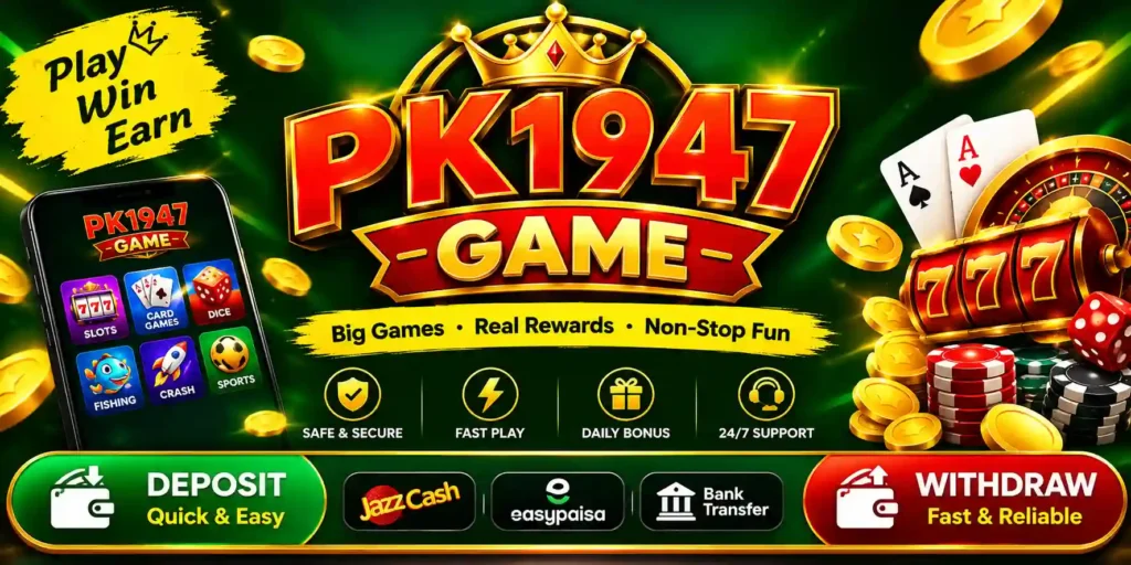 pk1947 gaming reward banner