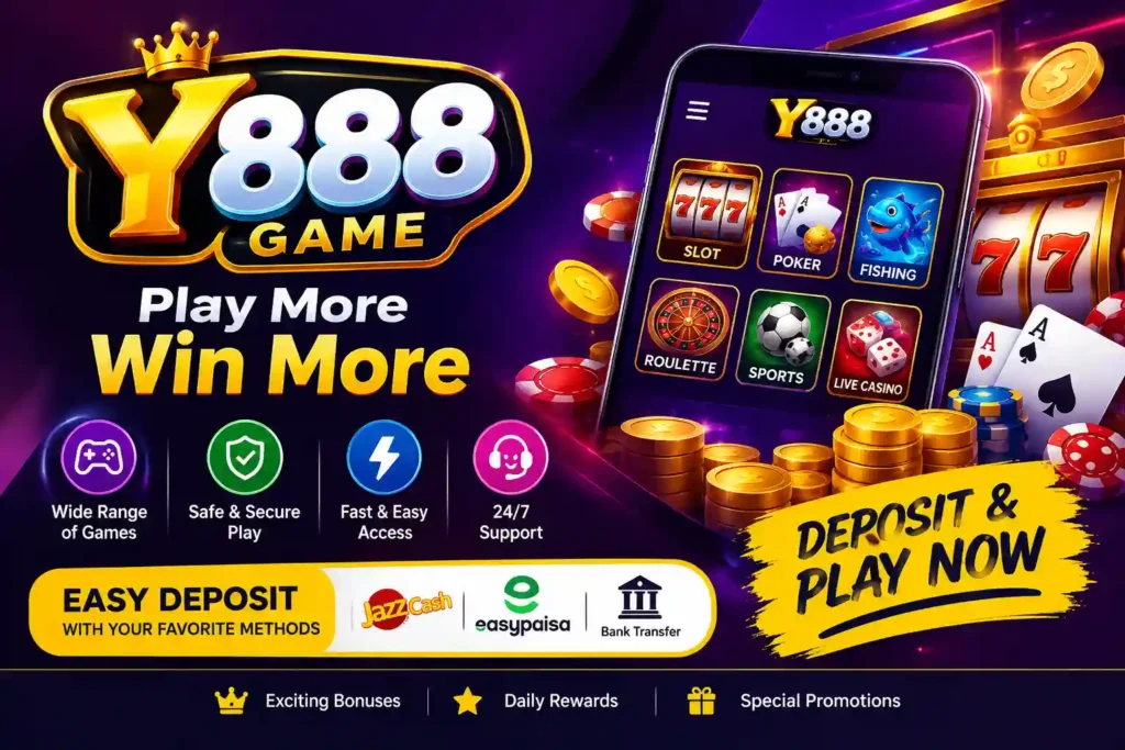 Y888 game download latest version in Pakistan